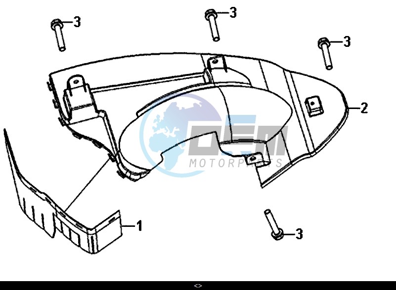 REAR FENDER REAR INNER FENDER