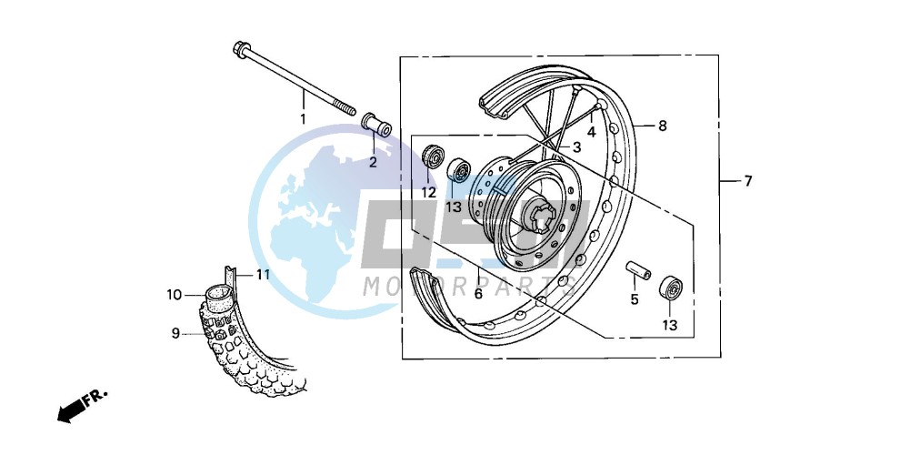 FRONT WHEEL