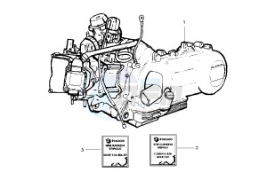 X9 EVOLUTION 125 drawing Engine