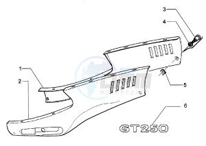 Hexagon 250 GT (578477) 578477 drawing Fairing