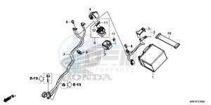 CBR1000RAH 2ED - (2ED) drawing BATTERY