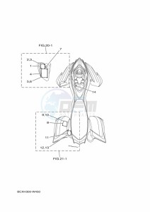 YFM700R (BCXH) drawing EMBLEM & LABEL 1