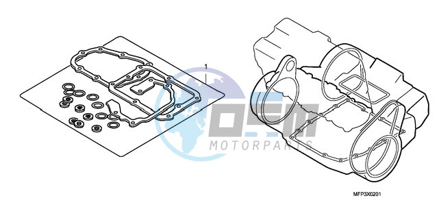 GASKET KIT B (CB13009/S9/A9/SA9)