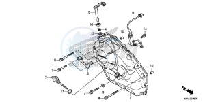 NC750XAG NC750X Europe Direct - (ED) drawing RIGHT CRANKCASE COVER (NC750X/ XA)