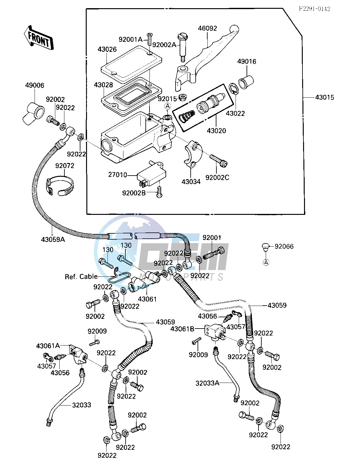 FRONT MASTER CYLINDER