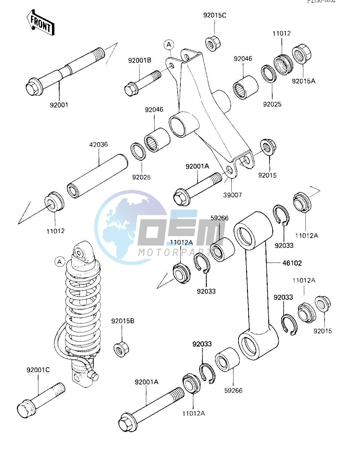 REAR SUSPENSION -- 84 A1- -