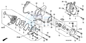 CBF1000A F / CMF drawing WATER PUMP