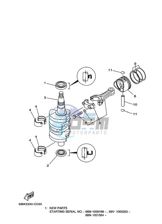 CRANKSHAFT--PISTON