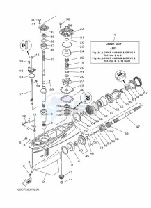 F100BETX drawing PROPELLER-HOUSING-AND-TRANSMISSION-1