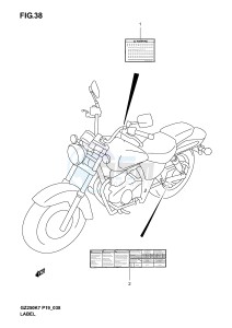 GZ250 (P19) drawing LABEL