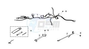 GTS 125I ABS drawing WIRING HARNASS