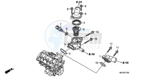 CBR600RA9 Europe Direct - (ED / ABS MME) drawing THERMOSTAT