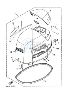 F50A drawing TOP-COWLING