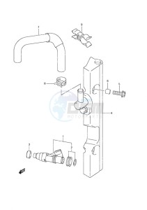 DF 40A drawing Fuel Injector