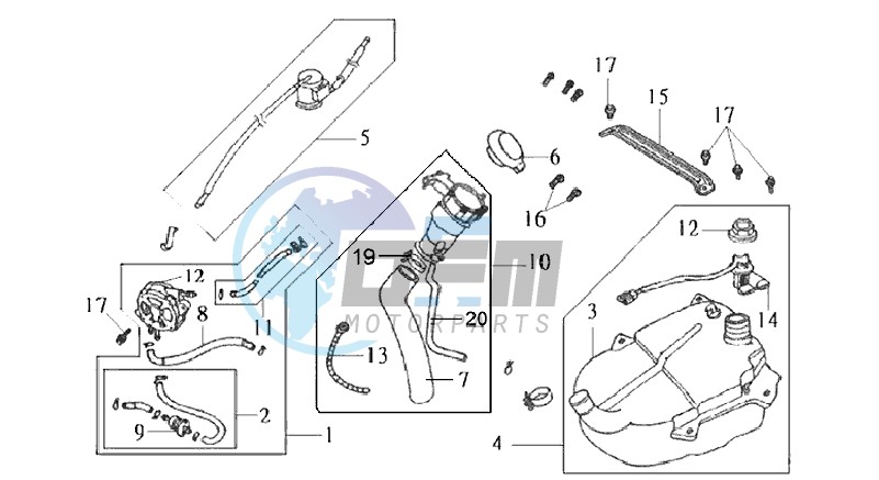 FUEL TANK - FUEL CUT