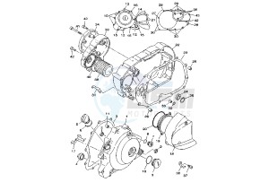 XVS DRAG STAR 650 drawing CRANKCASE COVER