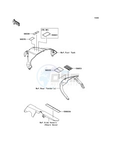 NINJA_ZX-10R ZX1000JCF FR XX (EU ME A(FRICA) drawing Labels