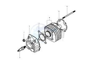 YH WHY EURO1 50 drawing CYLINDER HEAD