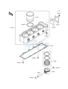 ZX 900 B [NINJA ZX-9R] (B4) [NINJA ZX-9R] drawing CYLINDER_PISTON-- S- -