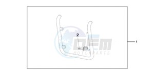 VT750C9 E / MKH MME drawing CHROME RADIATOR