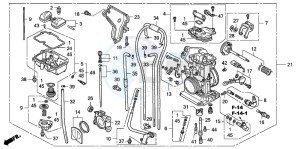 CRF250X drawing CARBURETOR