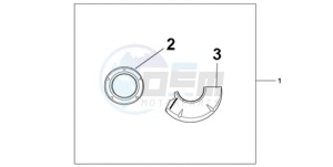 CBR1000RR9 UK - (E / MKH TRI) drawing CARBON CRANKCASE COVER SET