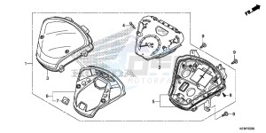 SH125SE SH125S UK - (E) drawing METER