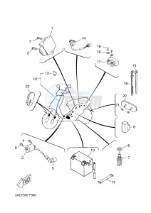 YN50F OVETTO 4T (2ACG) drawing ELECTRICAL 2