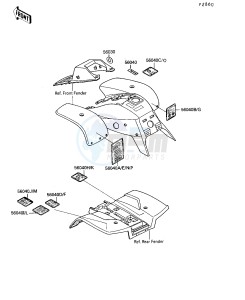 KSF 250 A [MOJAVE 250] (A3-A7) [MOJAVE 250] drawing LABEL