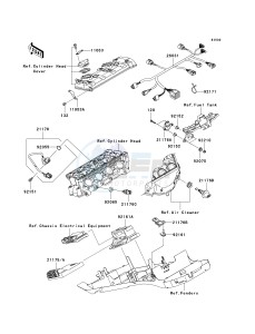 ZX 1000 C [NINJA ZX-10R] (C2) C2 drawing FUEL INJECTION