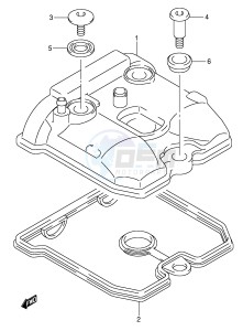 LT-Z400 (E19) drawing CYLINDER HEAD COVER