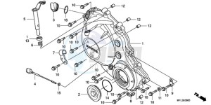 CBR1000RR9 France - (F / CMF TRI) drawing RIGHT CRANKCASE COVER