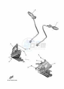 CZD300-A XMAX 300 (BBA1) drawing STARTING MOTOR