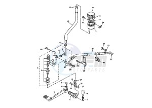 FJR 1300 drawing REAR MASTER CYLINDER