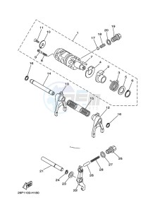 YFM700FWBD KODIAK 700 EPS (BGFW) drawing SHIFT CAM & FORK