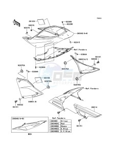 Z750 ZR750-J2H FR GB XX (EU ME A(FRICA) drawing Side Covers/Chain Cover