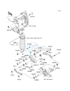 ZG 1400 B [CONCOURS 14] (8F-9F) B9F drawing REAR SUSPENSION