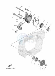 YZ65 (BR8A) drawing WATER PUMP