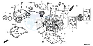 TRX420TMC drawing CYLINDER HEAD