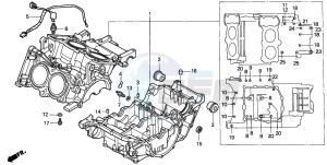 VFR800FI drawing CRANKCASE