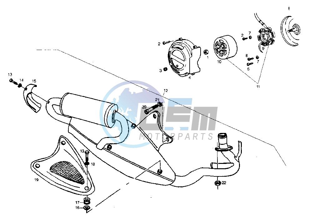 FLYWHEEL-EXHAUST