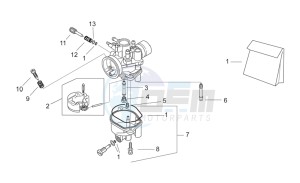 SR 50 Air 1997-2001 drawing Carburettor II