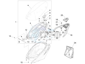 Fly 150 4T 3V ie (APAC) drawing Saddle/seats