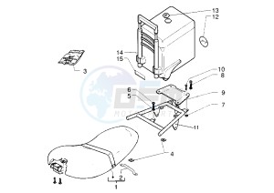 Liberty 125 drawing Carrier, Rear PPTT