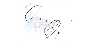 CBF600S drawing COLOUR PANEL SET