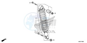 TRX420TM1F TRX420 Europe Direct - (ED) drawing REAR CUSHION