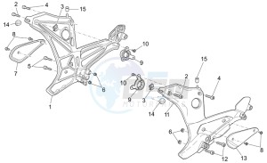 Breva V IE 1100 drawing Foot rests II