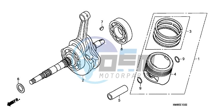 CRANKSHAFT/ PI STON