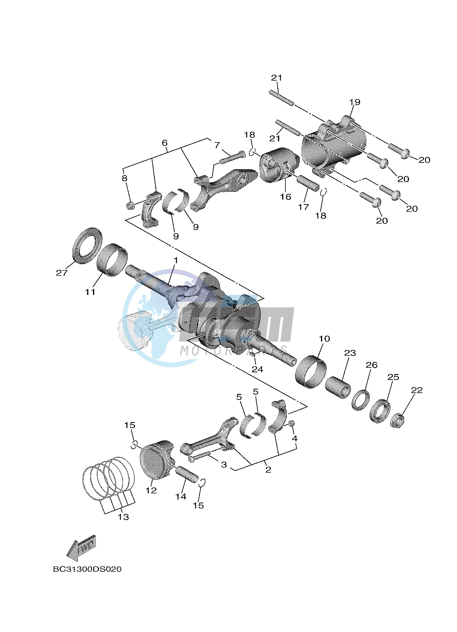 CRANKSHAFT & PISTON