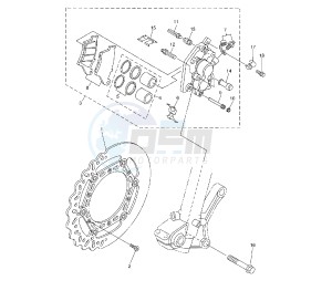 WR F 250 drawing FRONT BRAKE CALIPER